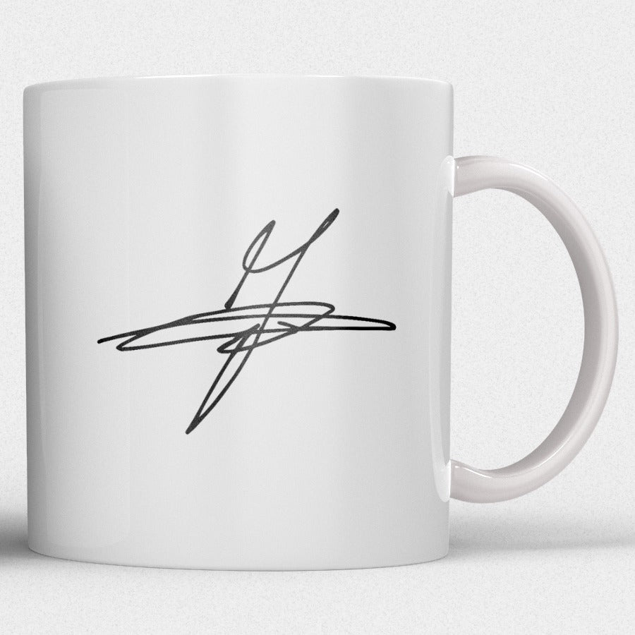 Shark Shark Mok + Handtekening